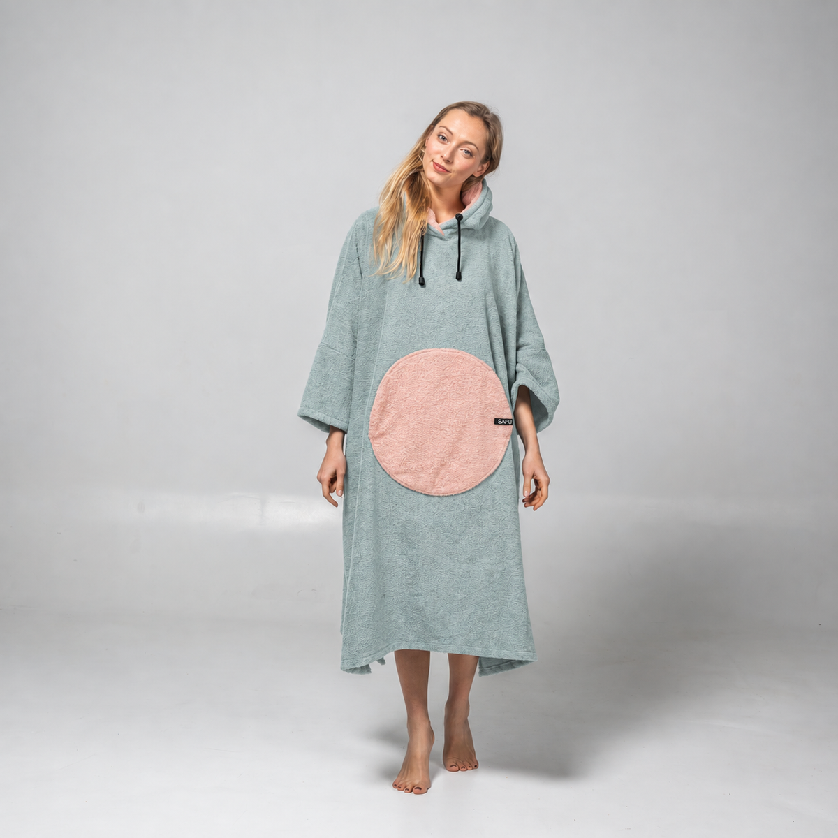 Terry poncho