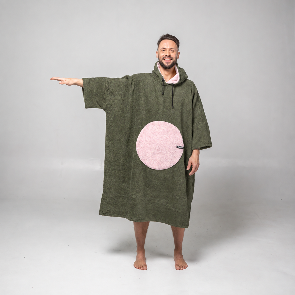 Terry poncho