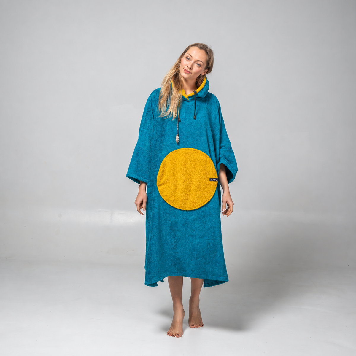 Terry poncho