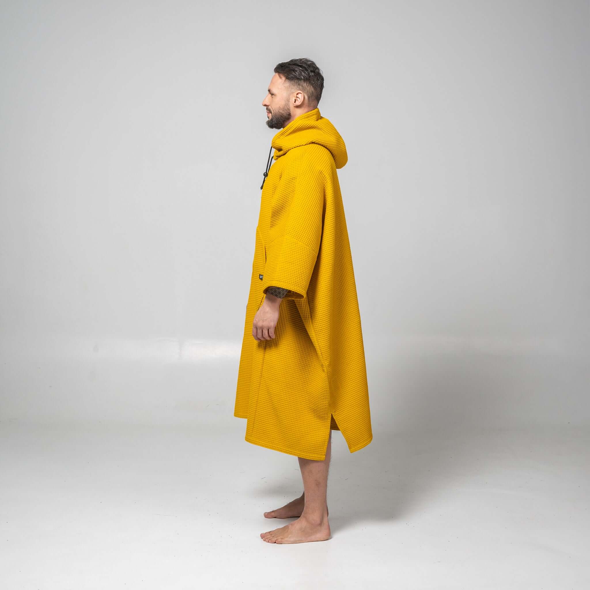 Luxurious Waffle Poncho for chic adventures – SAFU